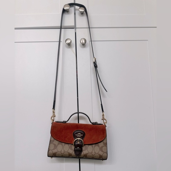 Kleo Top Handle In Signature Canvas - Picture 1 of 4